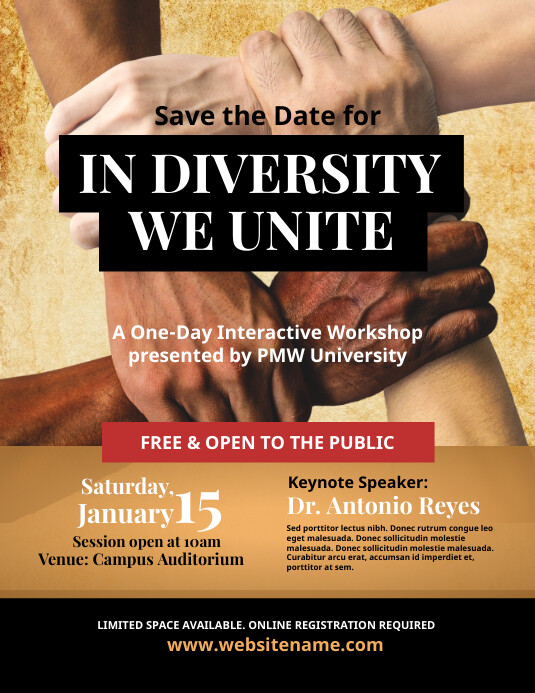 Diversity Event Poster