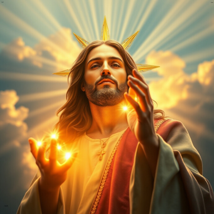 Divine Angelic Glow Instagram Plasing template