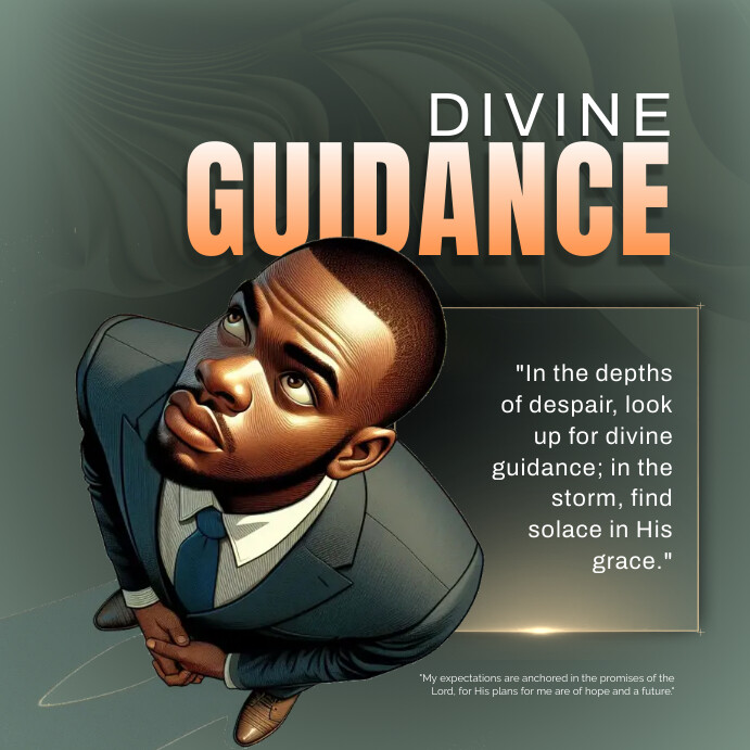 Divine Direction Graphics Layout Sample Divine guidance Template | PosterMyWall