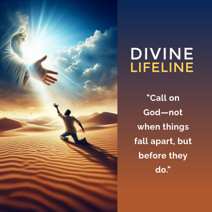 Divine lifeline Instagram Post template