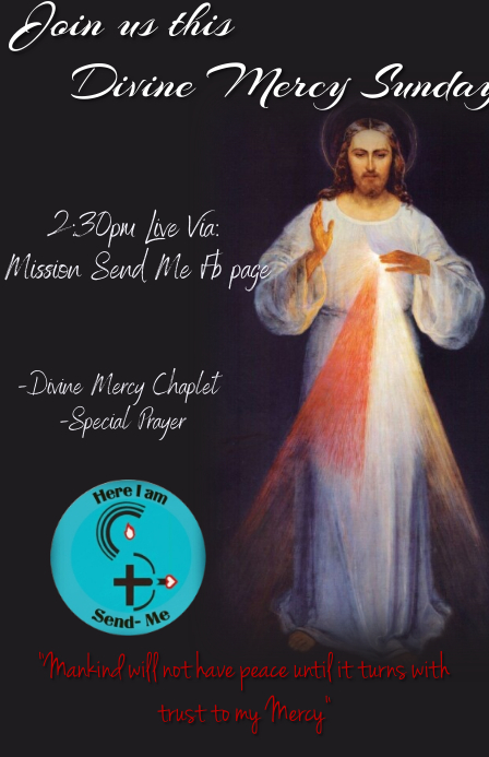 Divine Mercy Layout Divine Mercy Flyer Template | PosterMyWall