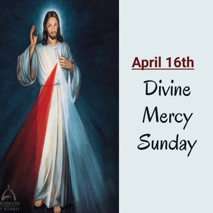 Divine Mercy Layout divine mercy sunday Template | PosterMyWall