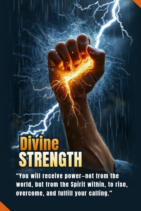Divine strength poster Template | PosterMyWall