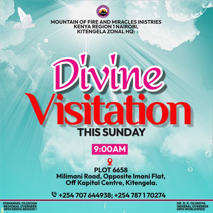 Copy of divine visitation PosterMyWall