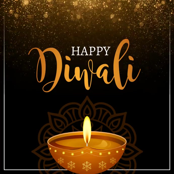 diwali, happy diwali, diwali video Message Instagram template