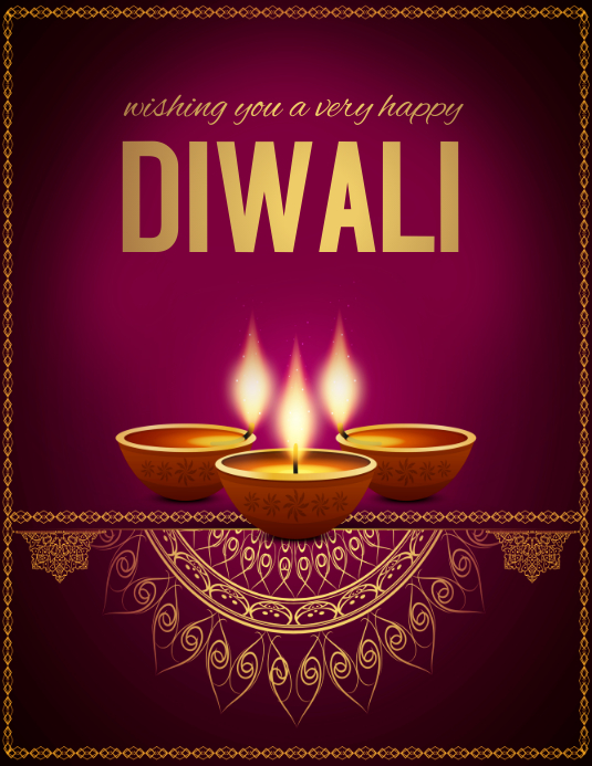 Diwali Holi Diwali Ejabule Ithempulethi Postermywall