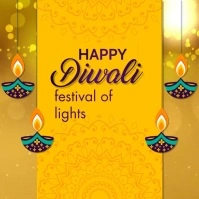 diwali, holi, happy diwali Instagram Post template