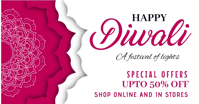 Diwali,diwali festival,pongal,sankranti,lohri Facebook Gedeelde Prent template