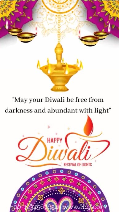 Diwali Instagram Story template