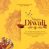 Diwali Best Wishes Video Template Kvadrat (1:1)