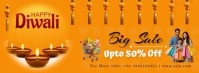 Diwali Big Sale  Facebook Cover Photo template
