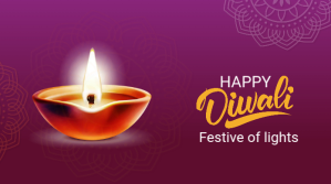 Cor-de-rosa Diwali Celebration Post di Twitter Template
