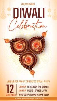 Diwali celebrations Instagram Story template