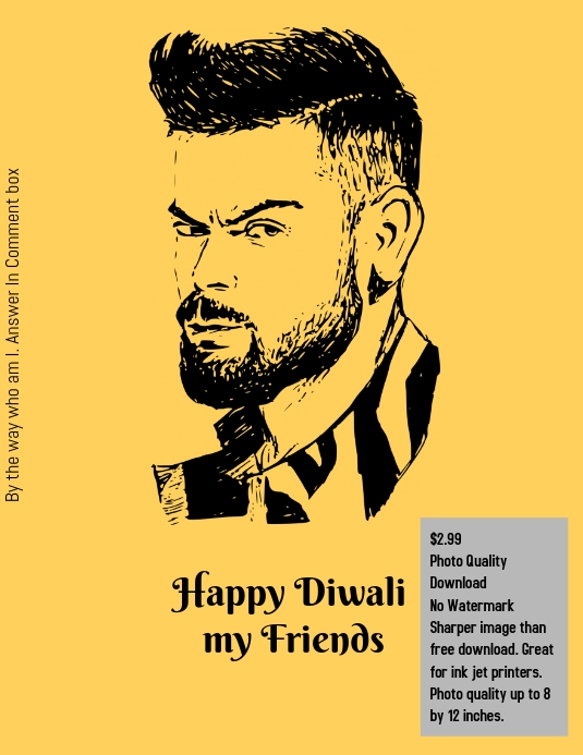 Diwali Cricket Template Postermywall