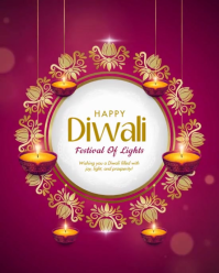 diwali Instagram Portrait template