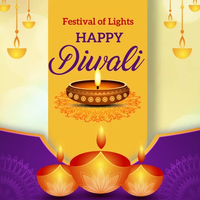 Diwali Instagram Post template
