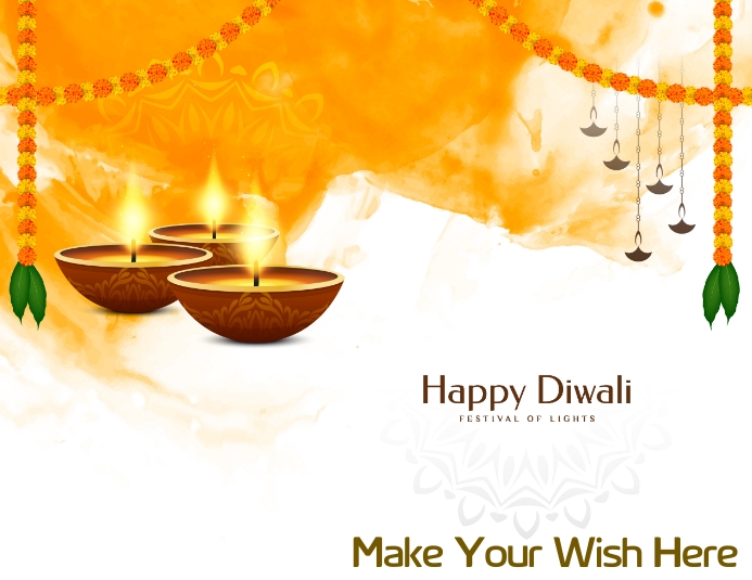 Diwali Flyer (Letter pang-US) template