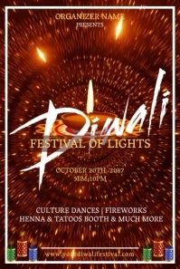 DIWALI Pinterest Graphic template