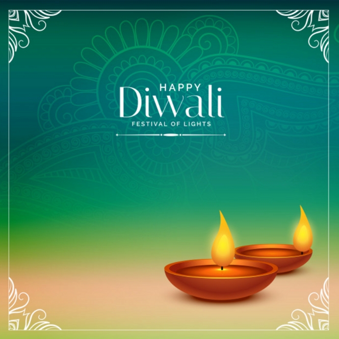 DIWALI Instagram Plasing template