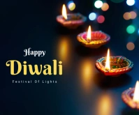 Diwali Medium Rectangle template