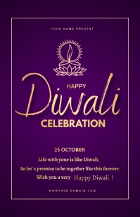 Diwali Tabloid template