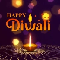 diwali Quadrado (1:1) template