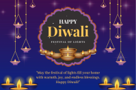 Diwali Etiqueta template