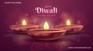 Diwali Presentation (16:9) template