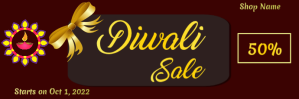 Diwali Twitter-Kopfzeile template