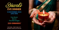 Diwali eve dinner facebook event cover template