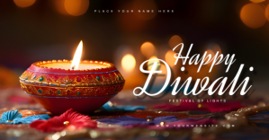 DIWALI FLYER Obraz udostępniany na Facebooku template