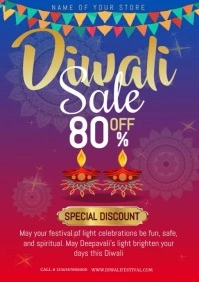 diwali flyer A4 template