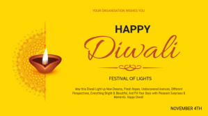 Diwali Flyer Præsentation (16:9) template