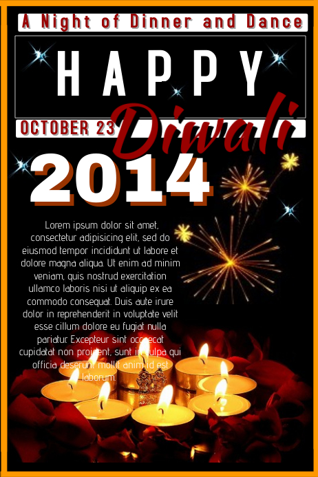 diwali flyer template postermywall