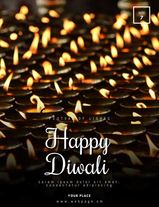 Diwali Flyer Template Postermywall