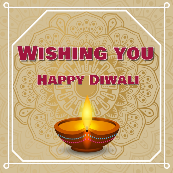 Diwali Greeting Template Postermywall