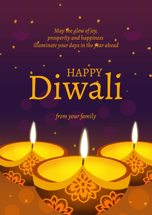 Copy of Diwali Greeting Template | PosterMyWall