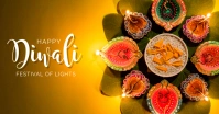 Diwali greetings tempalte Imagen Compartida en Facebook template