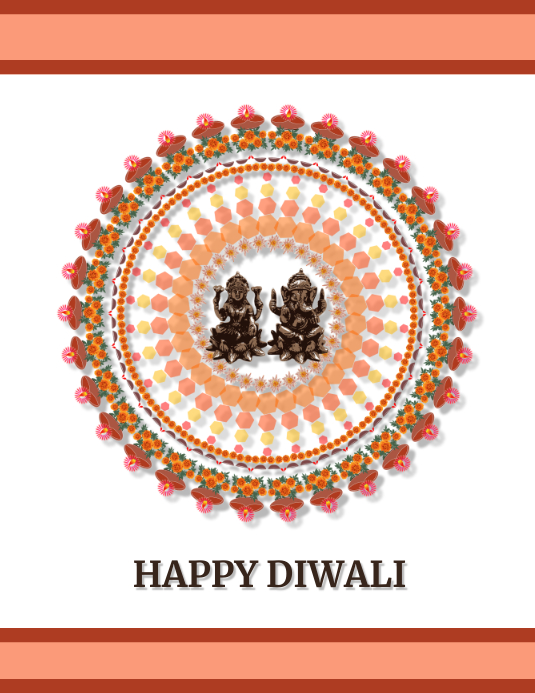 Diwali Invitation Template Design Postermywall