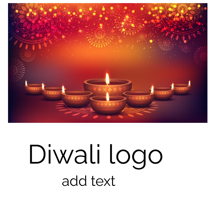Diwali logo design template. | PosterMyWall