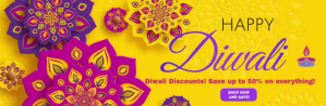 Diwali sale email header banner Intestazione e-mail template