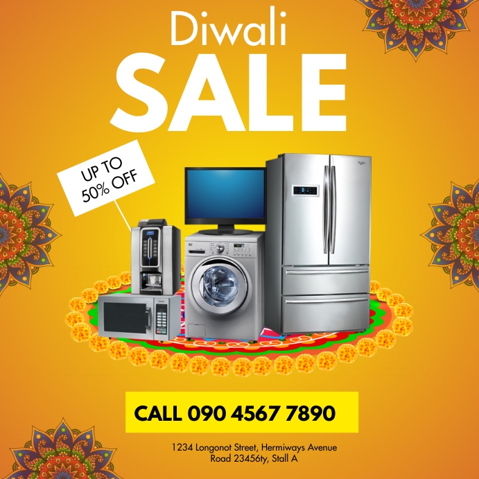 Diwali Sale Flyer Template Postermywall