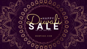 Diwali Sale video banner template