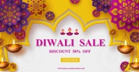 Diwali Sales Portada de evento de Facebook template