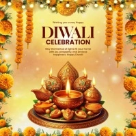 diwali video template Instagram Post