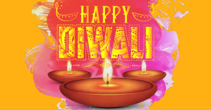 Oranje Diwali Celebration Facebook begivenhed cover Template
