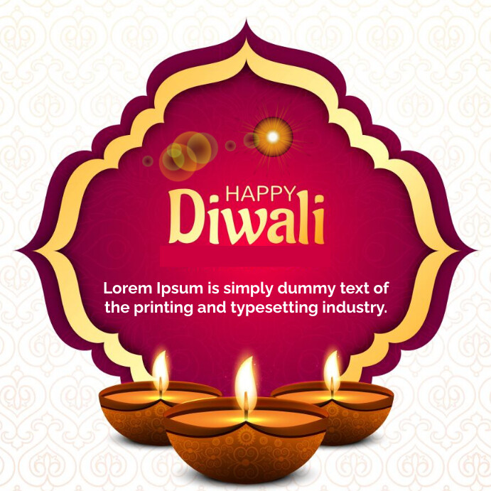 Diwali wishes Template | PosterMyWall
