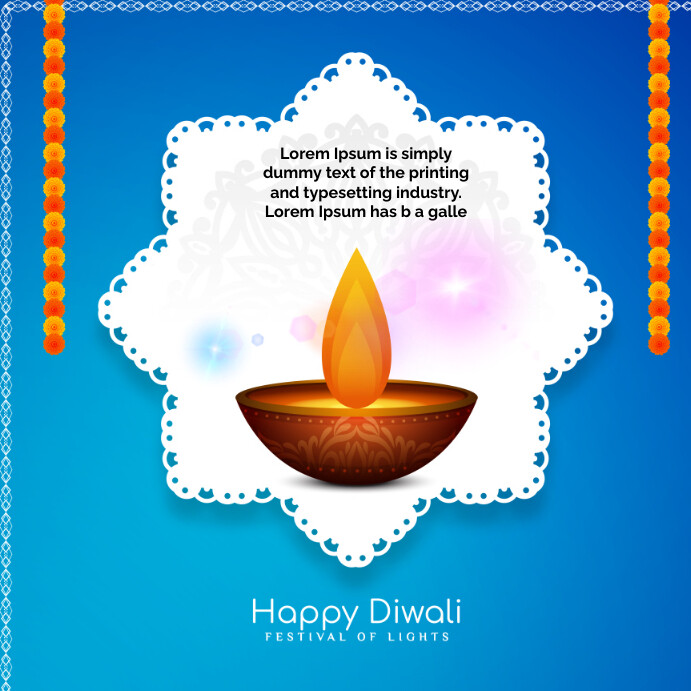 Diwali wishes Template | PosterMyWall