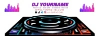 DJ banner, facebook dj banner, social media b template