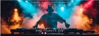 DJ banner, facebook dj banner, social media b Facebook-coverfoto template